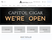 Tablet Screenshot of capitolcigarmi.com